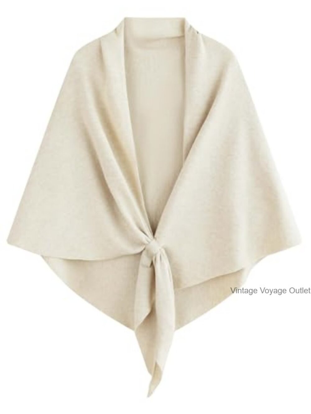 Soft Knitted Triangular Shawl Wrap One Size Fits All